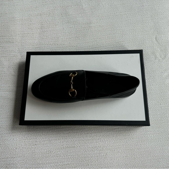 Gucci Black Leather Loafers - Picture 6 of 14